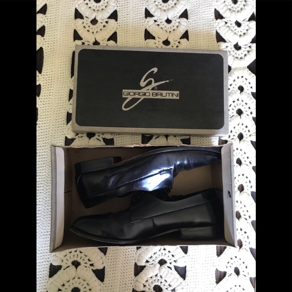 Giorgio Brutini Vintage Black Leather Oxford Shoes main image 5